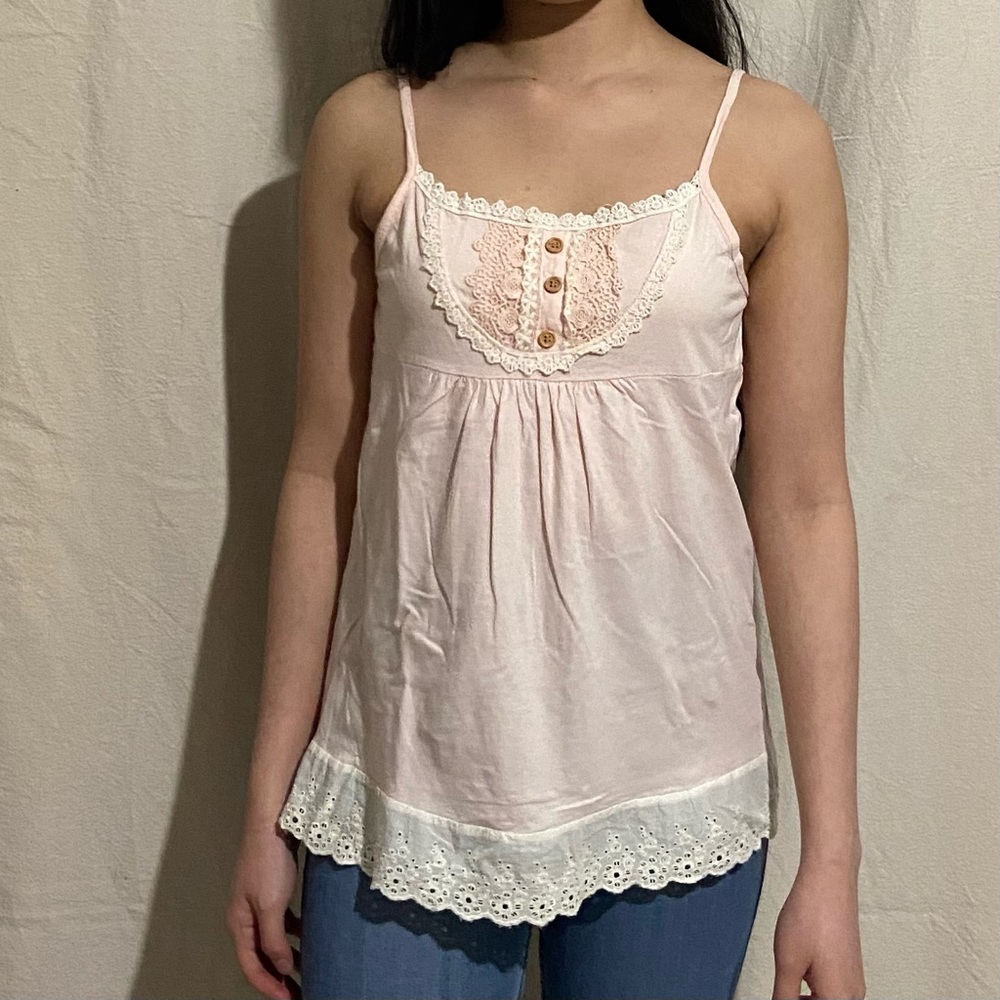 Lace Trim Tank